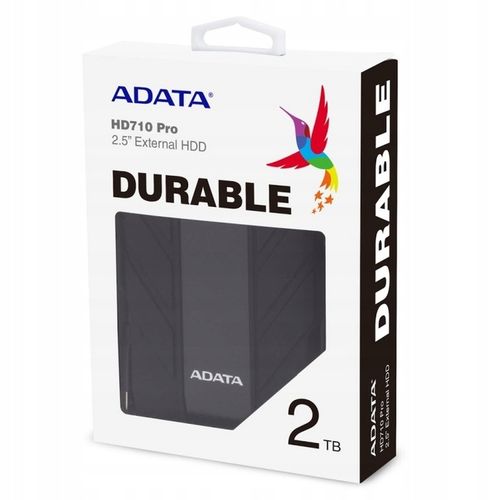 ADATA Durable HD710 PRO Dysk Zewnętrzny 2TB USB3.2 czarny na Arena.pl