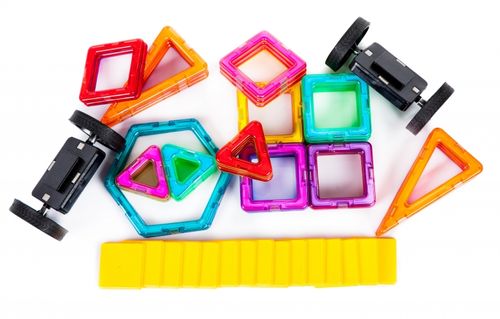 Kolorowe klocki magnetyczne MAGICAL MAGNET 71 SZT. #E1 na Arena.pl