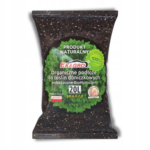 Organiczne Podłoże PREMIUM do Roślin Doniczkowych Zielonych Eko Bio na Arena.pl