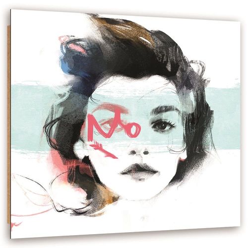 Deco Panel, Kobieca twarz 60x60 na Arena.pl