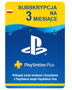 Playstation Plus - 3 miesiące  PS5 PS4 PS3 PSP Vita PSN