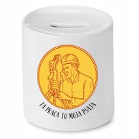 Skarbonka Dla Geodety Ta Praca To Moja Pasja Z Nadrukiem Ze Zdjęciem