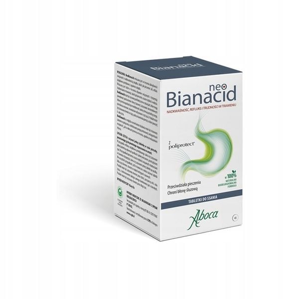 Aboca NeoBianacid nadkwasowość i refluks 45 tabl zdjęcie 1