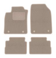 Dywaniki welurowe LUX beżowe Opel Vectra C 2002-2008 z mocowaniami