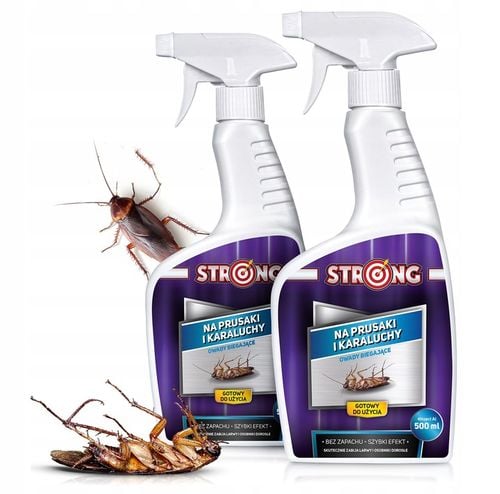 2X PREPARAT ŚRODEK NA KARALUCHY I PRUSAKI SPRAY NA KARALUCHY STRONG na Arena.pl