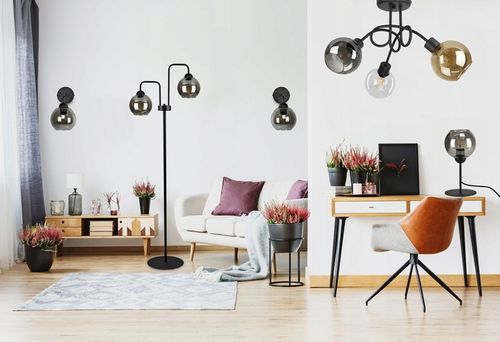 Szklana Lampa Ścienna Kinkiet LED KULA KULE na Arena.pl