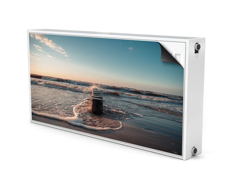 MATA Magnetyczna Na Kaloryfer Fale Morze Pejzaż 110cm x 60cm zdjęcie 2