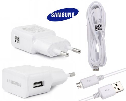 Oryg. Samsung ładowarka 2A + kabel micro USB biała na Arena.pl