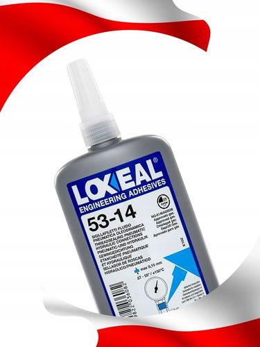 KLEJ USZCZELNIAJĄCY DO GWINTÓW RUROWYCH 3/4" LOXEAL 53-14 BRĄZOWY 250 ml na Arena.pl