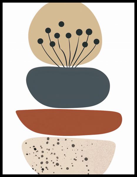 Plakat 50x65cm Organiczna Kompozycja zdjęcie 2