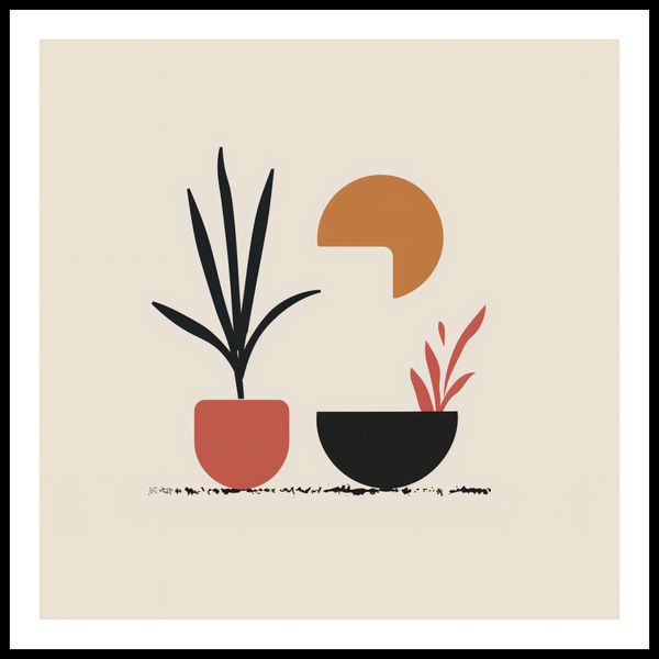 Plakat 90x90cm Domowy Ogród zdjęcie 3