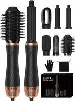 Hair Styler 6 w 1, Airstyler zestaw do stylizacji włosów z okrągłą szczotką