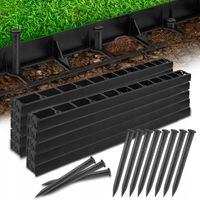 OBRZEŻE TRAWNIKOWE OGRODOWE 20m+ KOTWY 60szt H45