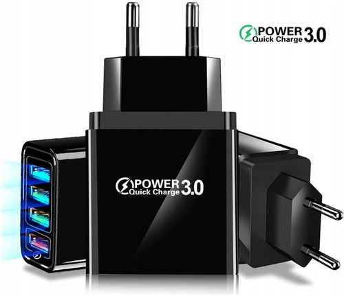 ŁADOWARKA SIECIOWA QC + KABEL MICRO USB KĄTOWY 2M na Arena.pl