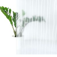 Folia Statyczna Na Szyby Okna Fale Mleczne Półmatowa 45x150cm G114