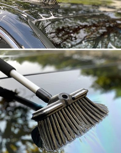 2X SZCZOTKA TELESKOPOWA DO CZYSZCZENIA SAMOCHODU FELG AUTA GĄBKA ŚCIĄGACZKA na Arena.pl