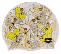 Czepek pływacki dziecięcy silikonowy treningowy na basen Arena Fantasize