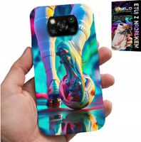 ETUI DO XIAOMI POCO X3 - PIŁKA NOŻNA FOOTBALL PIŁKARZE + SZKŁO