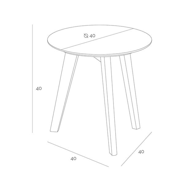 Stolik Sano dąb naturalny zdjęcie 5
