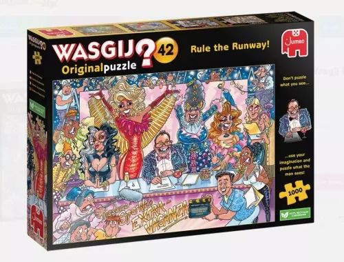 Jumbo, Wasgij Original 42, Rule the Runway, Puzzles for Adults, 1,000 piece na Arena.pl