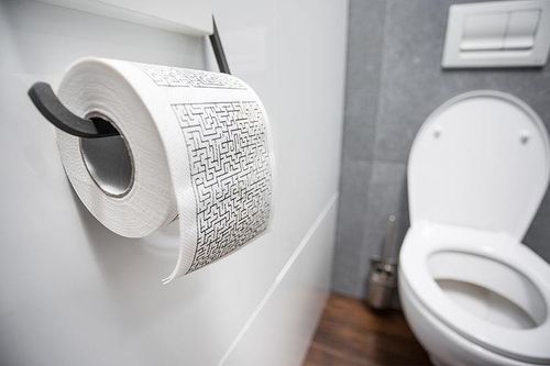 Papier toaletowy labirynt na Arena.pl