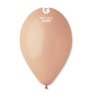 Balony pastelowe różowy mglisty brudny 26cm 3szt