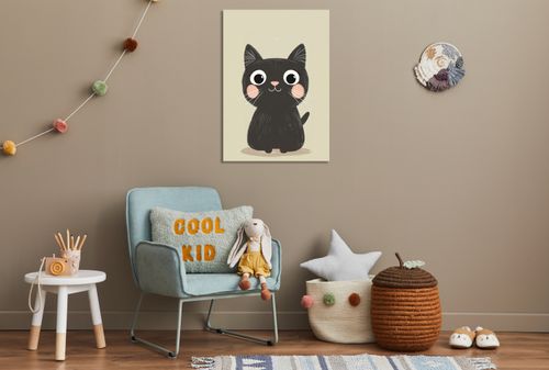 Obraz 40x60cm Wzory dla Dzieci, Dziewczynki i Chłopca - Kotek na Arena.pl