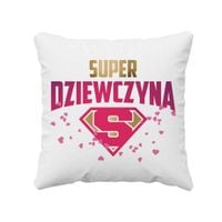 Super dziewczyna - poduszka z nadrukiem