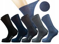 5x Bezuciskowe skarpety MEDICAL zdrowotne nieuciskowe polskie bawełna 41-43