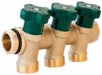 ROZDZIELACZ MOSIĘŻNY 3 OBWODY DO WODY UŻYTKOWEJ PITNEJ HERZ T-LESS