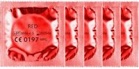 5 Czerwonych Prezerwatyw Amor Red