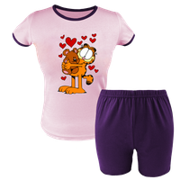 Krótka Piżama dziecięca Garfield i Przyjaciele