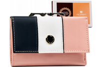 mały, skórzany portfel damski z systemem rfid - peterson