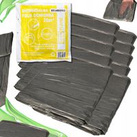 FOLIA MALARSKA 4X5M GRUBA PLANDEKA OCHRONNA 10SZT FOLIA BUDOWLANA MOCNA