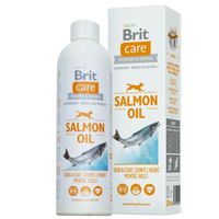 brit care salmon olej z łososia dla psa i kota 250 ml omega-3 na odporność
