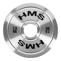 Talerz olimpijski stalowy kalibrowany TOS25 2,5 kg HMS