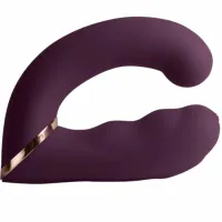 rocks-off gemini - fioletowy model z podwojnym systemem wibracji usb