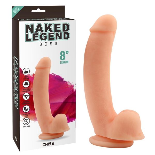 Naturalne Realistyczne Dildo Członek Penis 20Cm zdjęcie 1