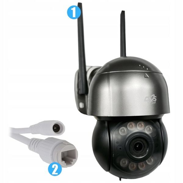 Zewnętrzna kamera WiFI z FUNKCJĄ ŚLEDZENIA - SMART kamera do domu FULL HD zdjęcie 9