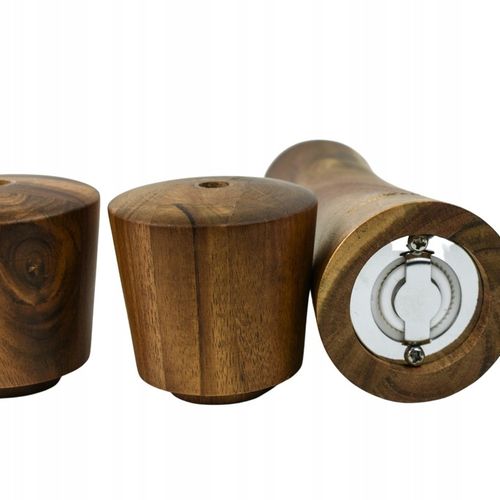 MŁYNEK RĘCZNY DO SOLI i PIEPRZU DREWNIANY ZESTAW 2 KARL HAUSMANN na Arena.pl