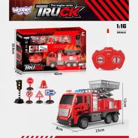 DLA NAJMŁODSZYCH  ZDALNIE STEROWANY WÓZ STRAŻACKI PODNOŚNIK