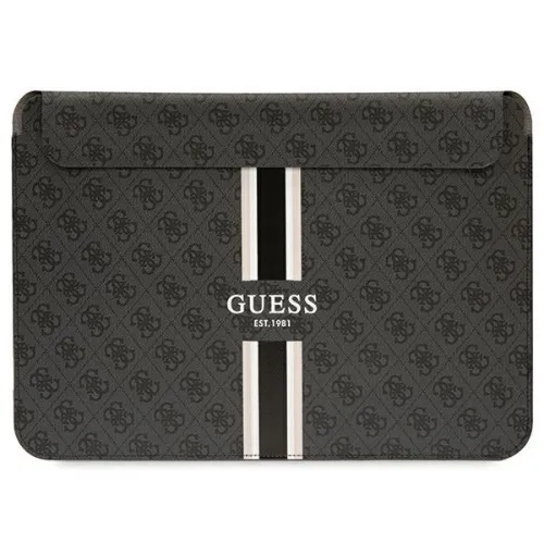 Pokrowiec Guess 4G Printed Stripes na laptopa 16" - czarny na Arena.pl