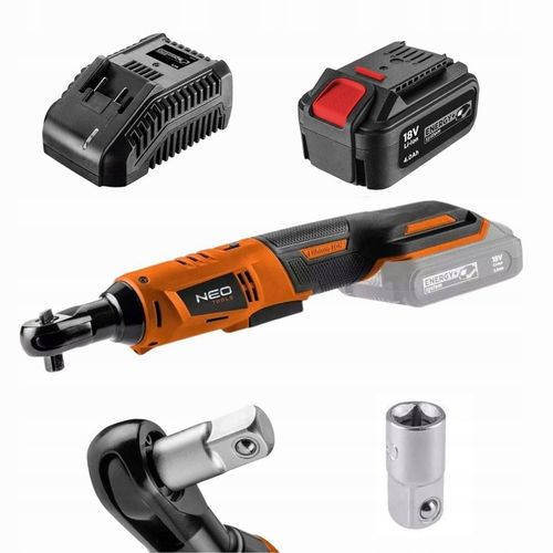 GRZECHOTKA AKUMULATOROWA ENERGY+ 18V, LI-LON, 3/8” BEZ aku NEO TOOLS 04-603 na Arena.pl