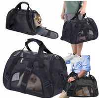 SOLIDNY Transporter dla Kota Psa Zwierząt Torba Podróżna MIĘKKA MATA GRATIS