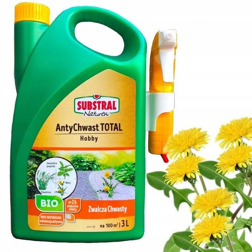 Środek naturalny na chwasty bio Antychwast Total RTU 3l Substral spray na Arena.pl