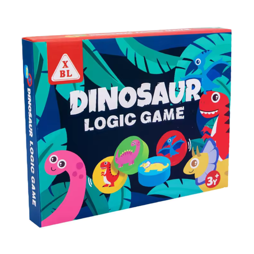 Gra Edukacyjna Zestaw Montessori Klocki Dinozaury Dopasowywanie Kolorów na Arena.pl