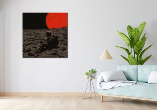 Obraz 90x90cm Samotność w Kosmosie na Arena.pl