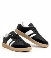 Czarne sneakersy casualowe na platformie Thérèse 36