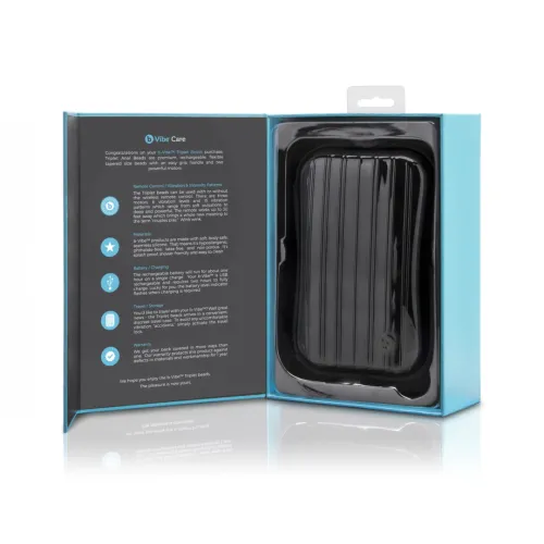 b-vibe triplet black - wibrująca sonda z 2 silnikami i pilotem na Arena.pl