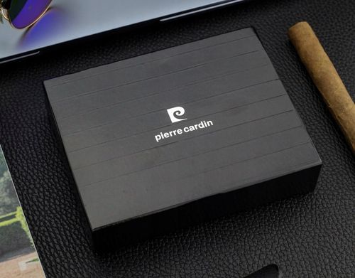 Portfel Męski Pierre Cardin Skórzany Czarny RFID Torebka Certyfikat Q1 na Arena.pl